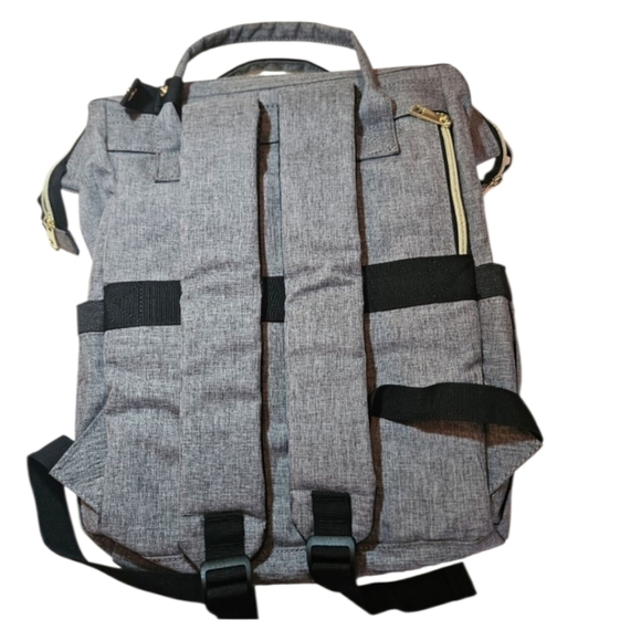 LOVEVOOK Padded Laptop Backpack Grey Travel New With Tags - Picture 2 of 6
